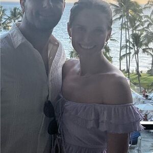 Lavender Off-Shoulder Dress